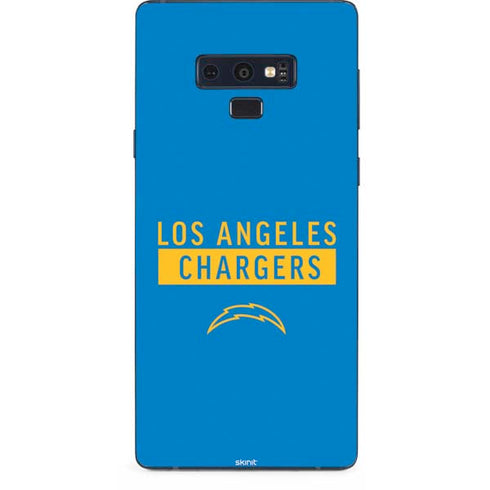 NFL Los Angeles Chargers Blue Performance Series Galaxy Note 9 Skin