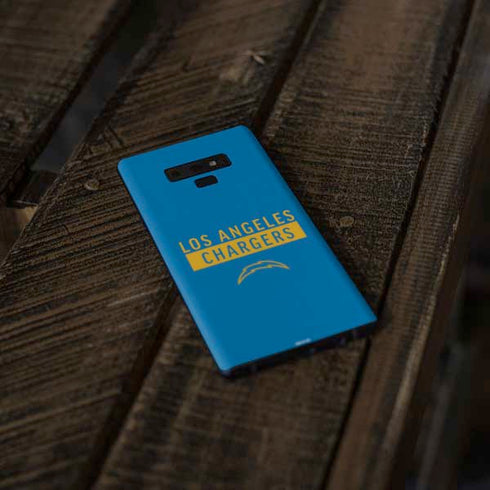 NFL Los Angeles Chargers Blue Performance Series Galaxy Note 9 Skin
