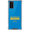 NFL Los Angeles Chargers Blue Performance Series Galaxy Note20 5G Clear Case