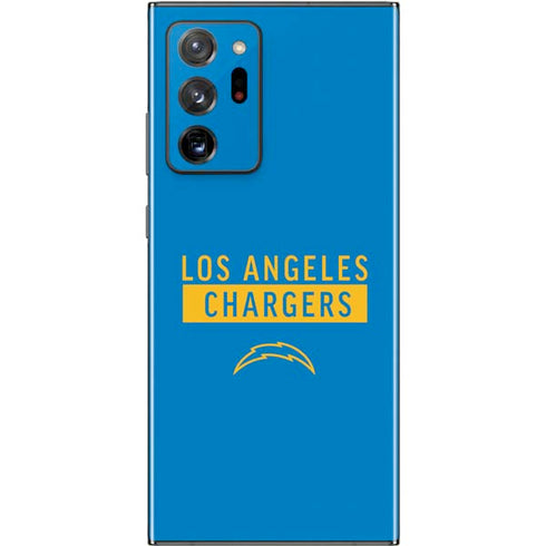 NFL Los Angeles Chargers Blue Performance Series Galaxy Note20 Ultra 5G Skin