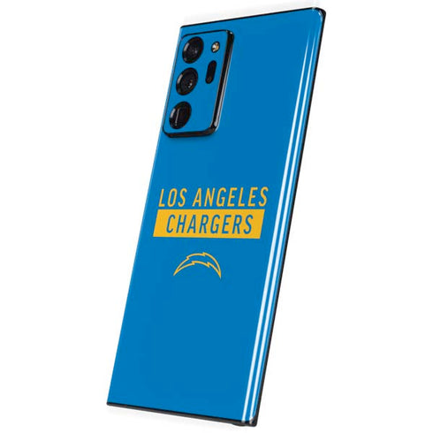 NFL Los Angeles Chargers Blue Performance Series Galaxy Note20 Ultra 5G Skin