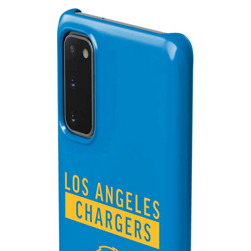 NFL Los Angeles Chargers Blue Performance Series Galaxy S20 Lite Case