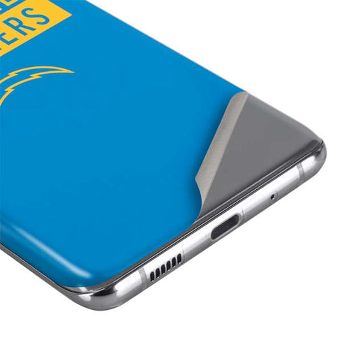 NFL Los Angeles Chargers Blue Performance Series Galaxy S20 Plus Skin