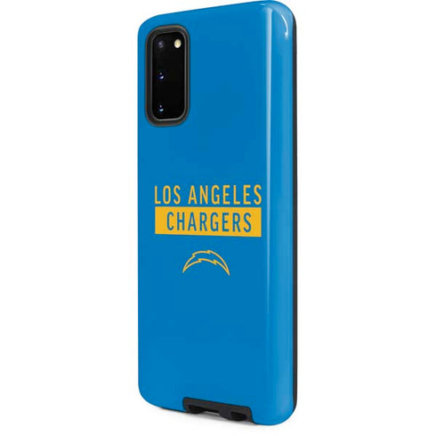 NFL Los Angeles Chargers Blue Performance Series Galaxy S20 Pro Case