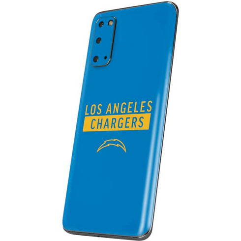 NFL Los Angeles Chargers Blue Performance Series Galaxy S20 Skin