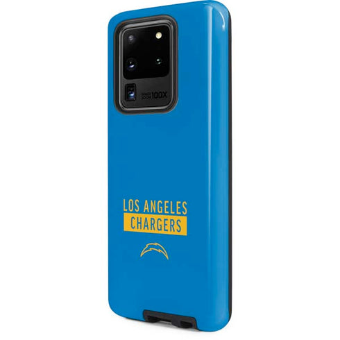 NFL Los Angeles Chargers Blue Performance Series Galaxy S20 Ultra 5G Pro Case