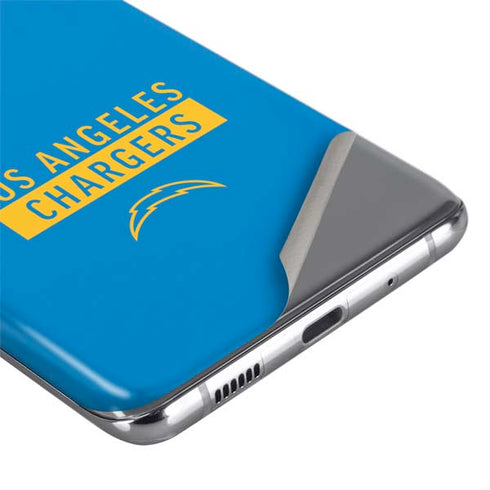NFL Los Angeles Chargers Blue Performance Series Galaxy S20 Ultra 5G Skin