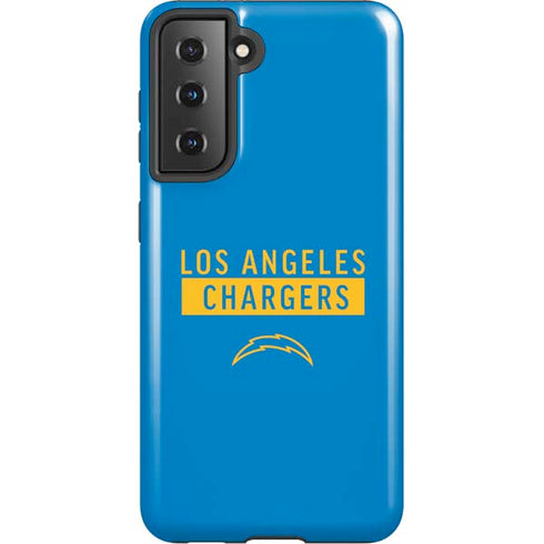 NFL Los Angeles Chargers Blue Performance Series Galaxy S21 5G Pro Case