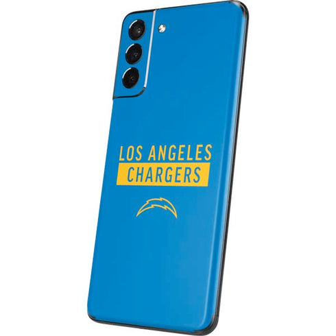 NFL Los Angeles Chargers Blue Performance Series Galaxy S21 5G Skin