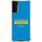 NFL Los Angeles Chargers Blue Performance Series Galaxy S21 Plus 5G Clear Case