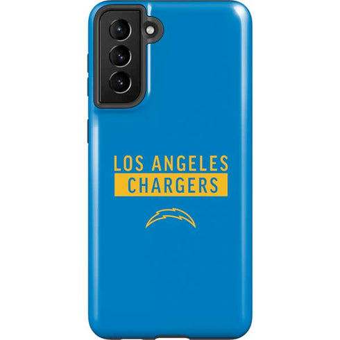 NFL Los Angeles Chargers Blue Performance Series Galaxy S21 Plus 5G Pro Case