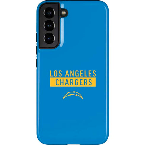NFL Los Angeles Chargers Blue Performance Series Galaxy S22 Plus Pro Case