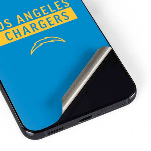 NFL Los Angeles Chargers Blue Performance Series Galaxy S22 Plus Skin