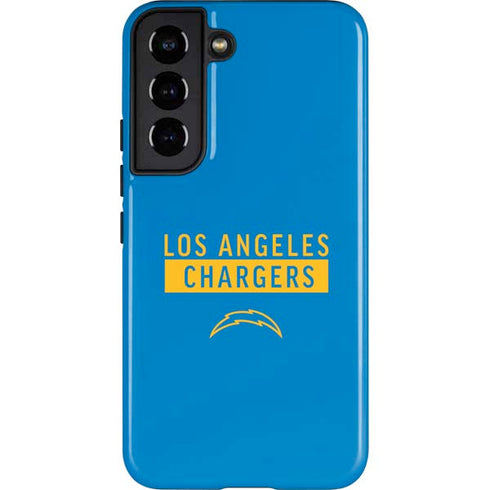 NFL Los Angeles Chargers Blue Performance Series Galaxy S22 Pro Case