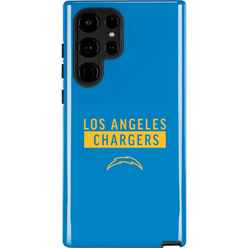 NFL Los Angeles Chargers Blue Performance Series Galaxy S22 Ultra Pro Case