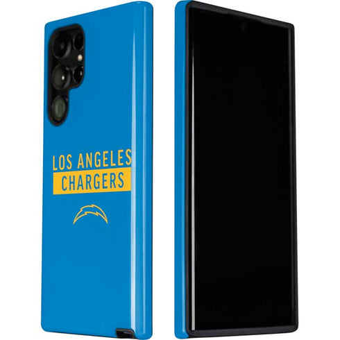 NFL Los Angeles Chargers Blue Performance Series Galaxy S22 Ultra Pro Case