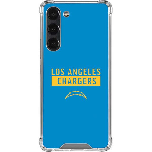 NFL Los Angeles Chargers Blue Performance Series Galaxy S23 Plus Clear Case