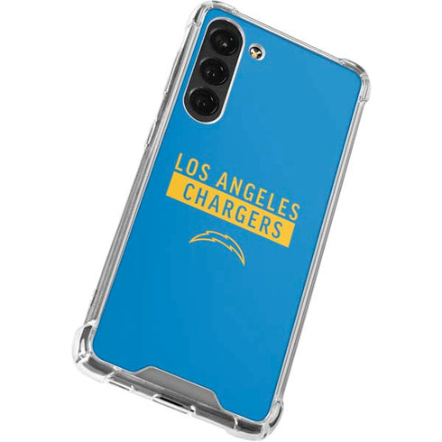 NFL Los Angeles Chargers Blue Performance Series Galaxy S23 Plus Clear Case