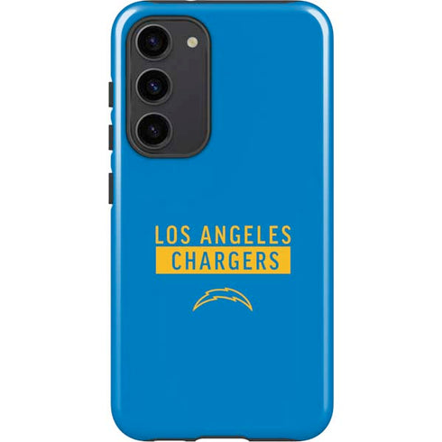 NFL Los Angeles Chargers Blue Performance Series Galaxy S23 Plus Pro Case