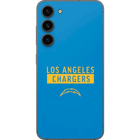 NFL Los Angeles Chargers Blue Performance Series Galaxy S23 Plus Skin