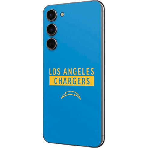 NFL Los Angeles Chargers Blue Performance Series Galaxy S23 Plus Skin