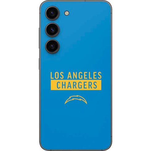 NFL Los Angeles Chargers Blue Performance Series Galaxy S23 Skin
