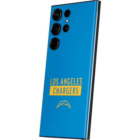 NFL Los Angeles Chargers Blue Performance Series Galaxy S23 Ultra Skin