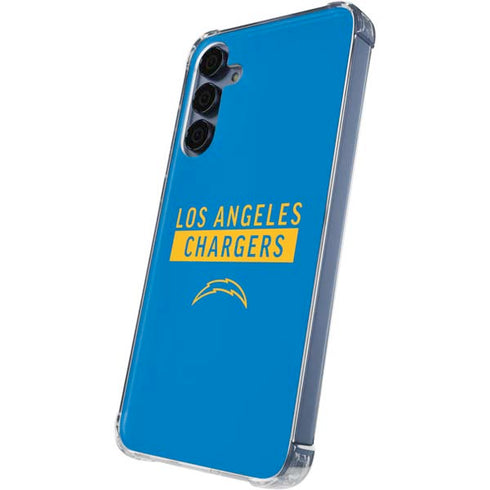 NFL Los Angeles Chargers Blue Performance Series Galaxy S24 Clear Case