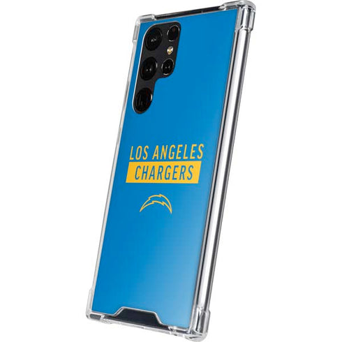 NFL Los Angeles Chargers Blue Performance Series Galaxy S24 Ultra Clear Case