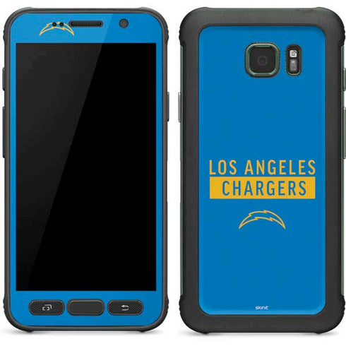 NFL Los Angeles Chargers Blue Performance Series Galaxy S7 Active Skin