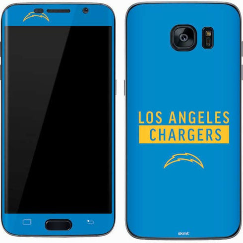 NFL Los Angeles Chargers Blue Performance Series Galaxy S7 Skin