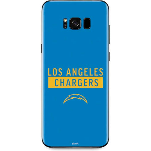 NFL Los Angeles Chargers Blue Performance Series Galaxy S8 Plus Skin