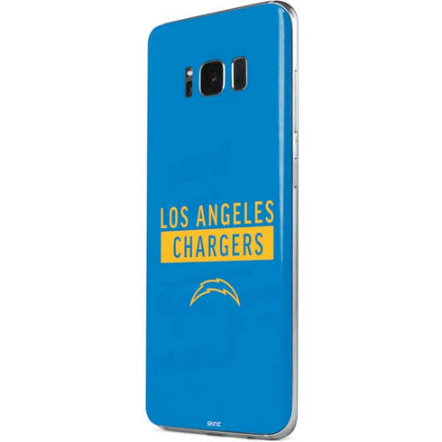 NFL Los Angeles Chargers Blue Performance Series Galaxy S8 Skin