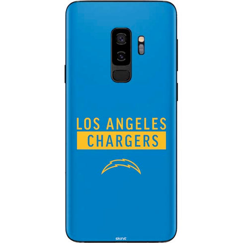 NFL Los Angeles Chargers Blue Performance Series Galaxy S9 Plus Skin