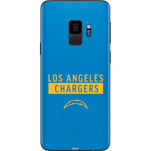 NFL Los Angeles Chargers Blue Performance Series Galaxy S9 Skin