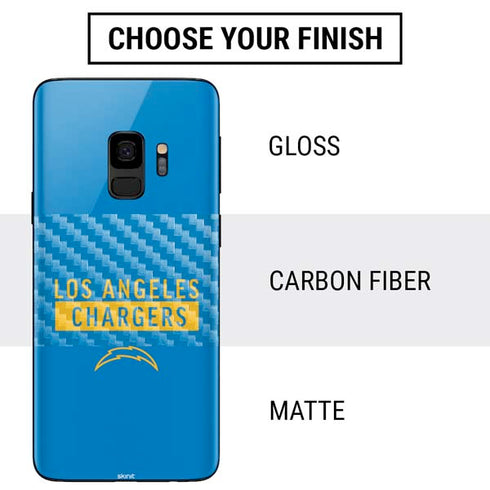 NFL Los Angeles Chargers Blue Performance Series Galaxy S9 Skin