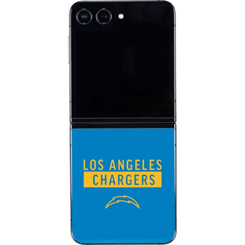 NFL Los Angeles Chargers Blue Performance Series Galaxy Z Flip5 5G Skin