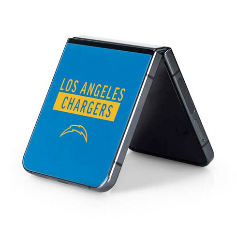 NFL Los Angeles Chargers Blue Performance Series Galaxy Z Flip5 5G Skin