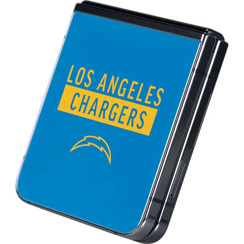 NFL Los Angeles Chargers Blue Performance Series Galaxy Z Flip5 5G Skin