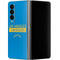 NFL Los Angeles Chargers Blue Performance Series Galaxy Z Fold4 5G Skin