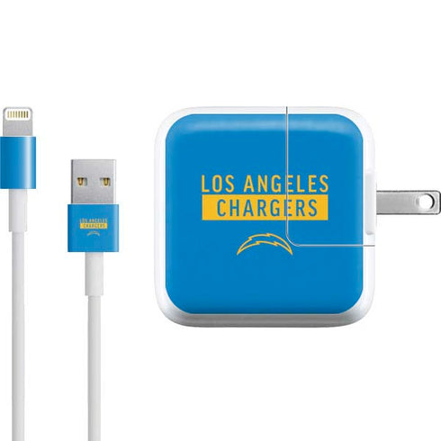 NFL Los Angeles Chargers Blue Performance Series iPad Charger (10W USB) Skin