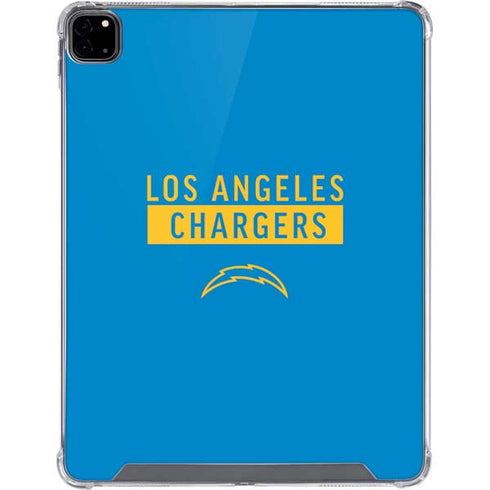 NFL Los Angeles Chargers Blue Performance Series iPad Pro 12.9in (2020) Clear Case