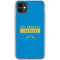 NFL Los Angeles Chargers Blue Performance Series iPhone 11 Clear Case