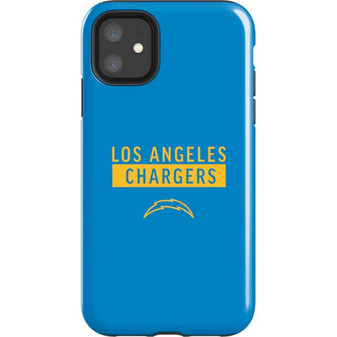 NFL Los Angeles Chargers Blue Performance Series iPhone 11 Impact Case