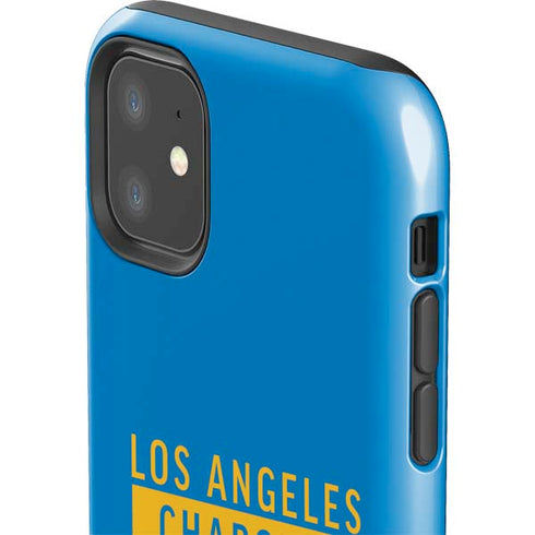 NFL Los Angeles Chargers Blue Performance Series iPhone 11 Impact Case