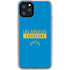 NFL Los Angeles Chargers Blue Performance Series iPhone 11 Pro Clear Case