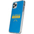 NFL Los Angeles Chargers Blue Performance Series iPhone 11 Pro Clear Case