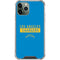 NFL Los Angeles Chargers Blue Performance Series iPhone 11 Pro Max Clear Case