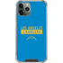 NFL Los Angeles Chargers Blue Performance Series iPhone 11 Pro Max Clear Case