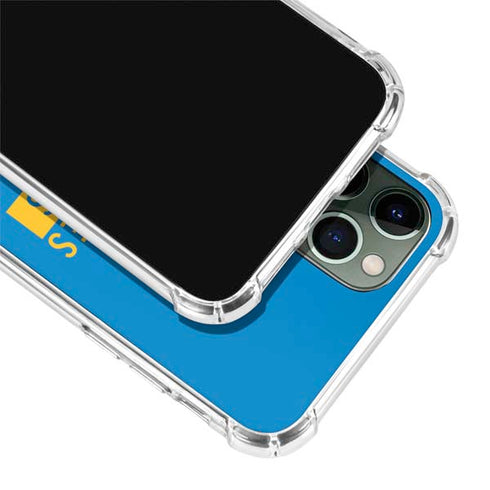 NFL Los Angeles Chargers Blue Performance Series iPhone 11 Pro Max Clear Case